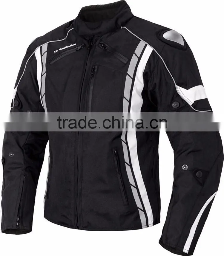 Wholesale custom windproof waterproof textile cordura motorcycle jacket