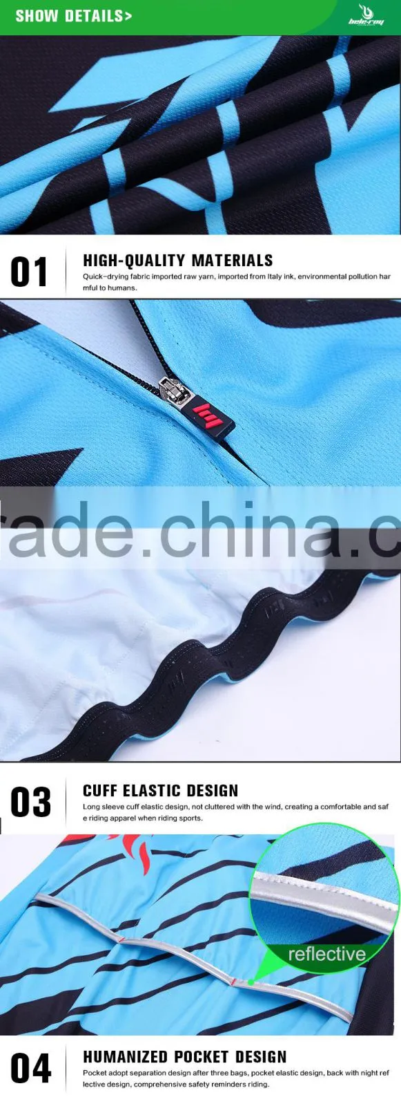 new model wicking bike wear sets,anti-bacterial 3D padded bike clothing