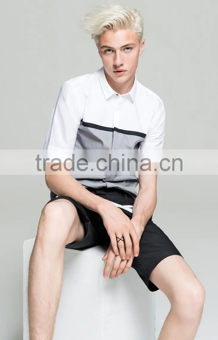 men fashion shirt short sleeve men shirts mixed colors