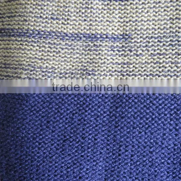 The ocean blue round neck jacquard design pullover casual men knitted sweater men