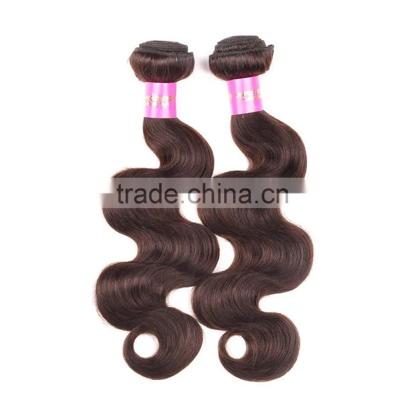 Wholesale price high quality 2# color body wave hair , Malaysian hair