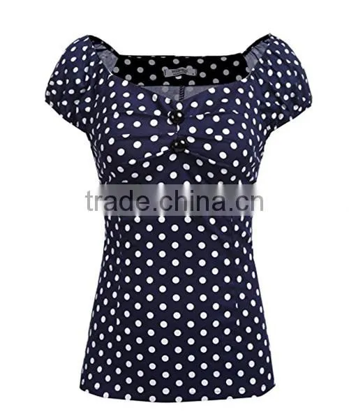 Good quality cheap price office blouse designs
