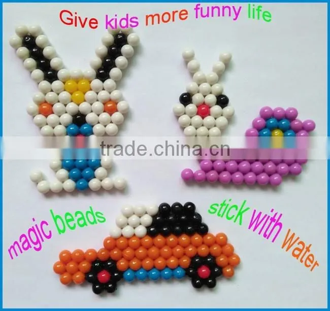 New novelty toys sticky with water kids diy magic beads