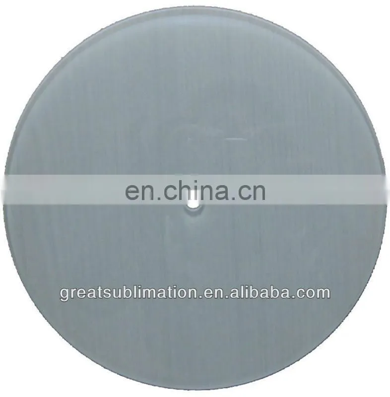 Tempered glass clock for sublimation