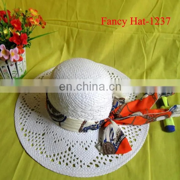 Custom Lady Paper Sun hat Straw hat Cheap Wholesale 2014
