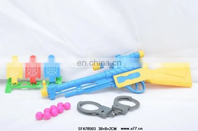 2014 Hot Selling B/O Soft Gun Toys, Plastic Electronics Toys Soft Bullet Gun