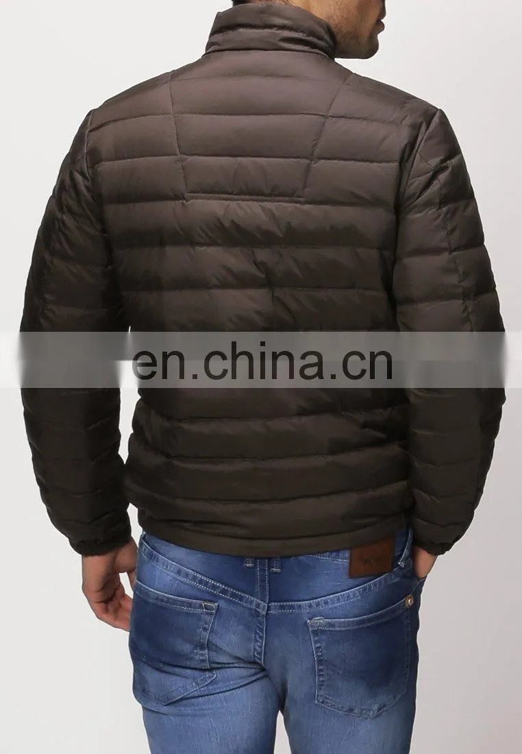 men western fake down jacket