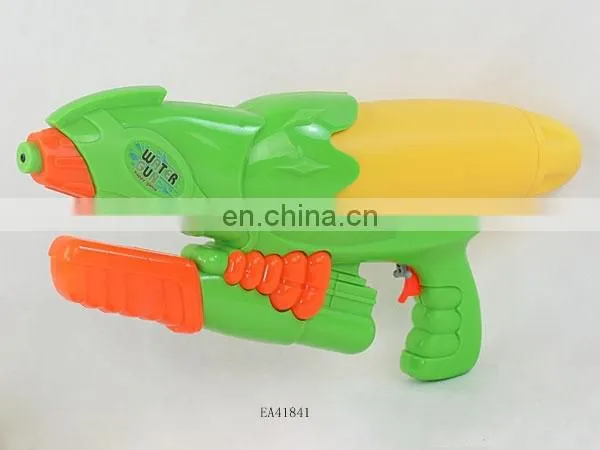 Long Green Orange Plastic Pump Pressure Water Gun Toy for wholesale