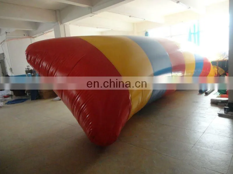 inflatable water catapult blob/water blob pillow with EN15469 certificate