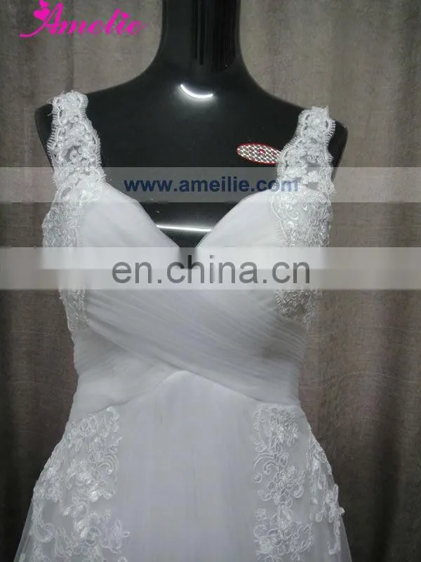 AC1033 Real Picture A line Lace Overlay Wedding Dresses China
