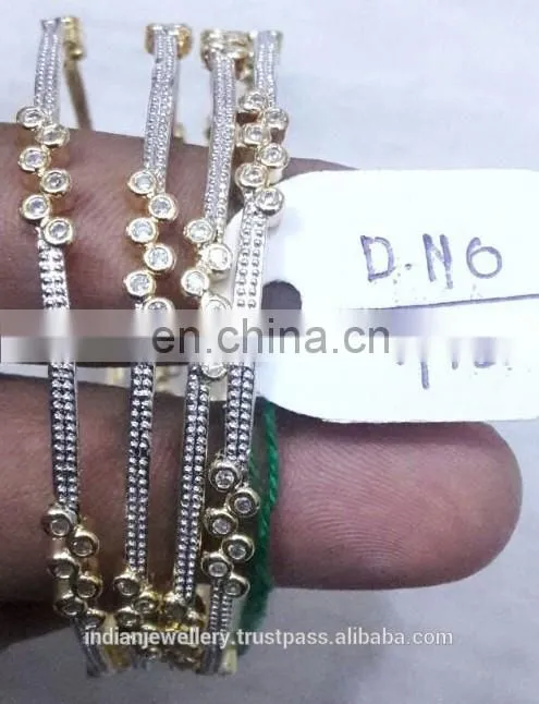 cubic zircon jewelry stone bangle manufacturer, cubic zircon jewellery bangles exporter