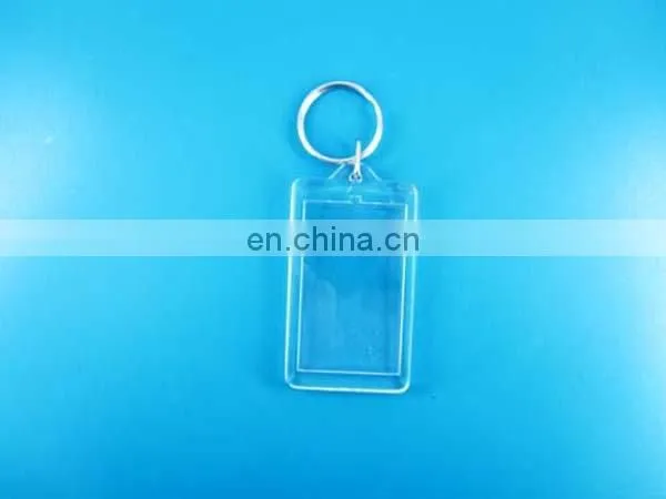 45*45mm square acrylic photo keychain
