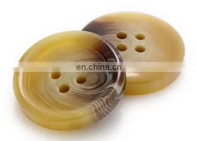 Washable Custom resin shirt 4 hole button for clothes