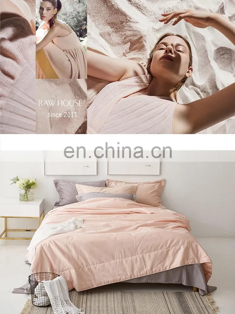 RAWHOUSE 60S SATIN cotton 100 % fabric summer quilt