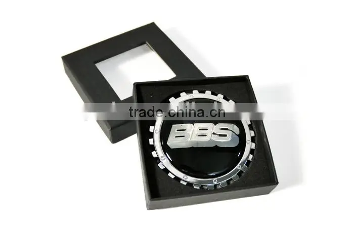 Extraordinary Exquisite Carbon Fiber Creative Silver BBS Grill Logo