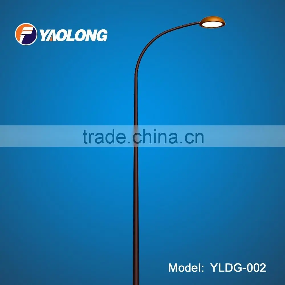 single arm street lighting pole