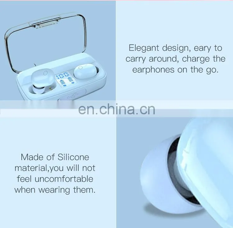 Tws Led Display Power Tws B172 B171 B169 Mini Earbud Earphone Wireless Headset With Charging Box