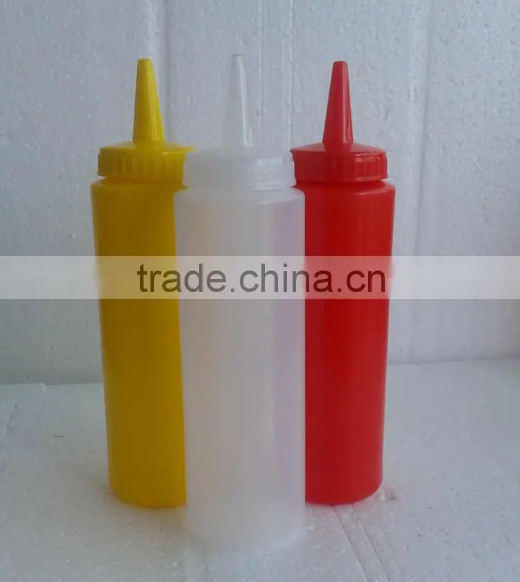 8OZ Food Grade Plastic Squeeze Sauce Bottle
