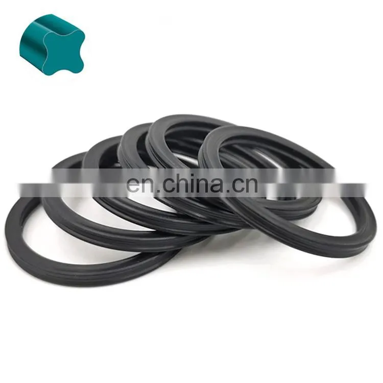 NBR FKM Rubber Quad-Ring Seal Quad Ring X Shape X-Rings