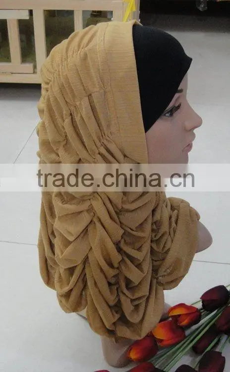 A227 Fashion new two pieces muslim hijab
