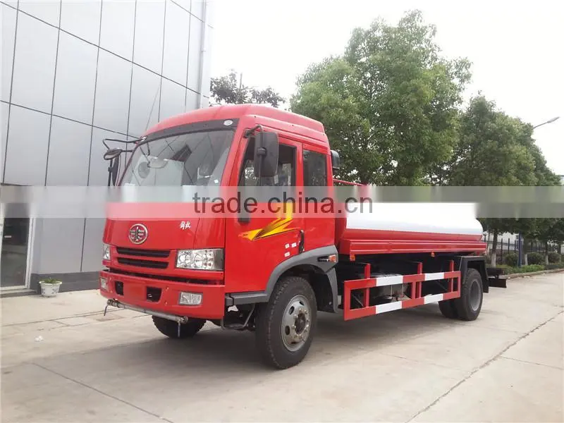 10000 liter FAW water tank vehicle