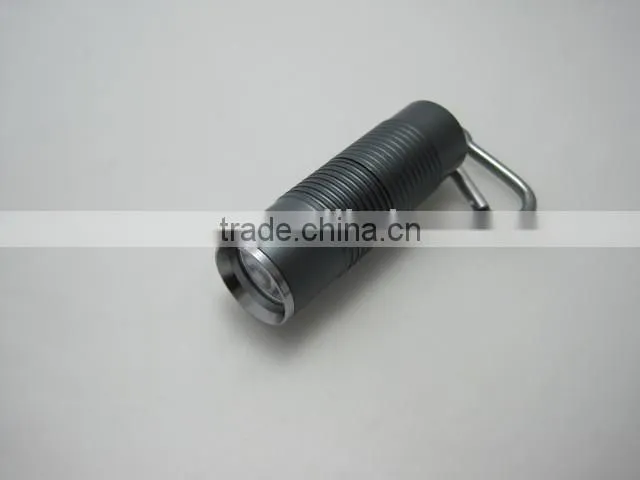 Aluminium mini Cree led flashlight keychain led flashlight torch