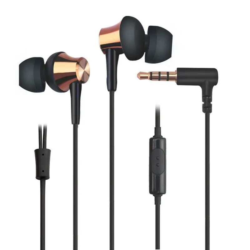 High quality stereo hi fi earphone hand free ear buds noise-canceling headphones for 3.5 mobile phone