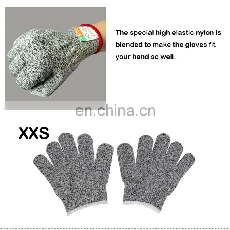JOHNCOO 5 HDPE Work Gloves EN388 Certified Hand Protection Cut Resistant Safety Gloves