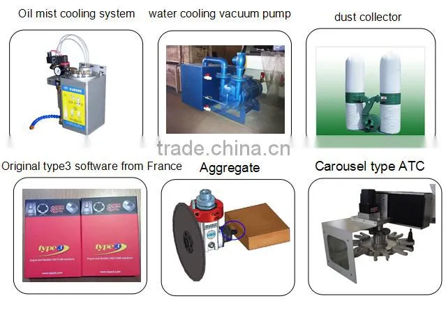 soft metal processing machine and 3d cnc drilling machine for metal /cnc router machine for wood engraving