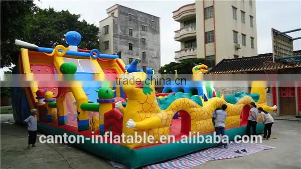 Kids Inflatable Amusement Park Slide Water Park Slides