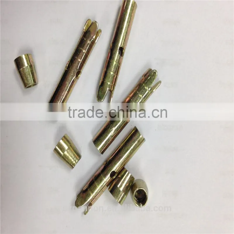 Cold Yellow Zinc Plated One Piece Heavy Duty Shell Anchor