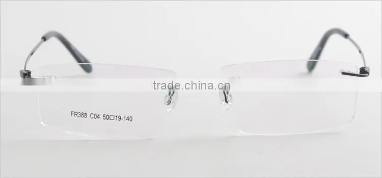 New Designer Rimless Metal Most Popular Eyeglasses Frame