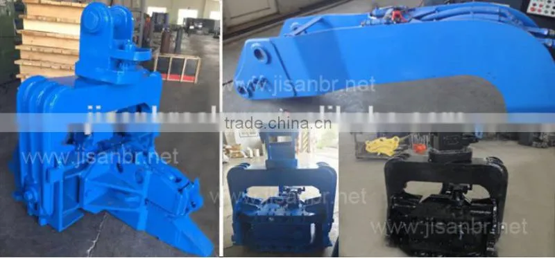 Excavator accessories hydraulic vibratory pile driver for 20tons excavator