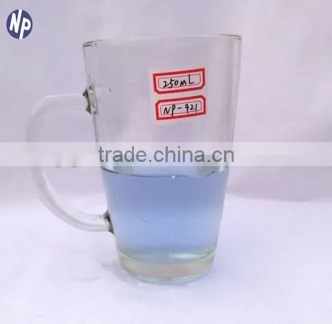 300ml clear pint glass beer mug with handle