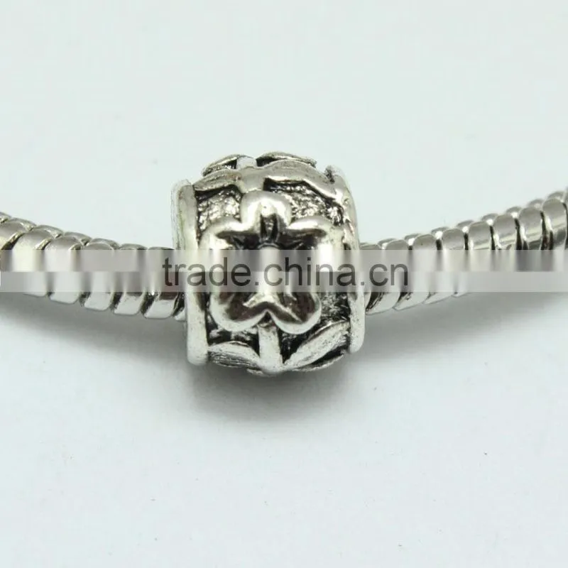 Europe and America Fashional Round Hole Beads, Anti-silver Bracelet & Necklace Accessories