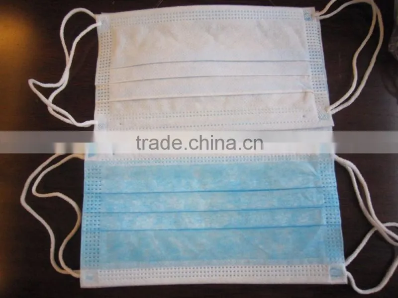 Factory cheapest Disposable non woven 3ply face mask
