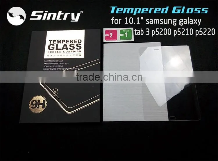 2016 New arrival tempered glass 2.5D 9H Explosion proof tempered glass for Samsung galaxy tab 3 p5200 p5210 p5220