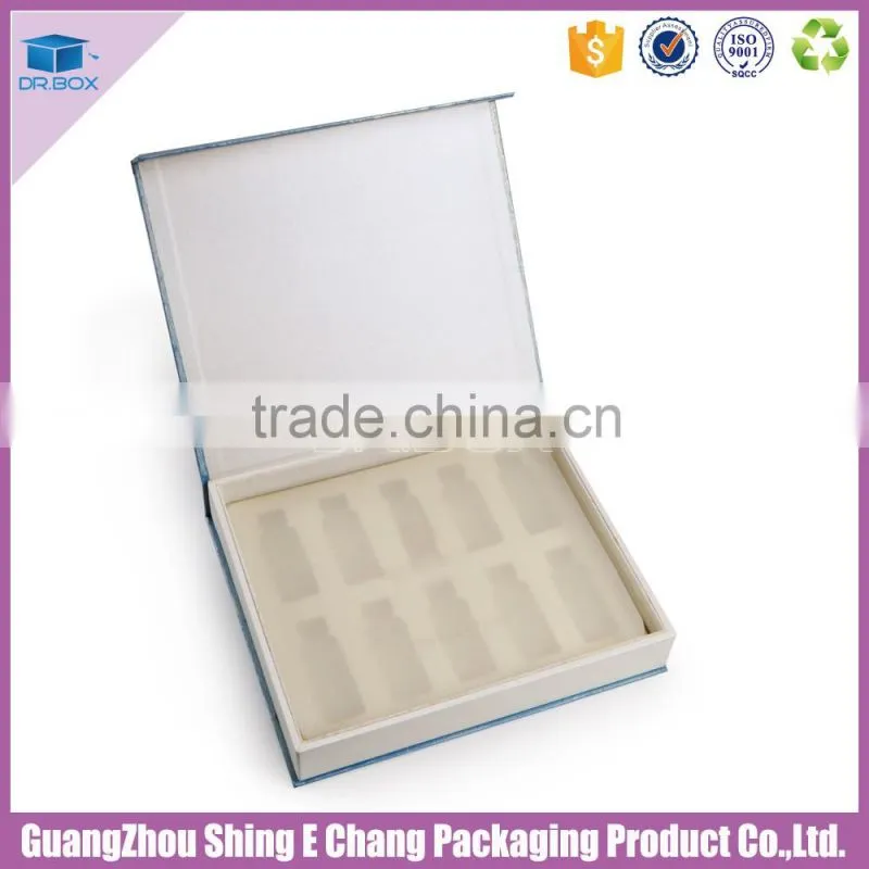 2016 hot selling rigid paper box cosmetic packaging tube box