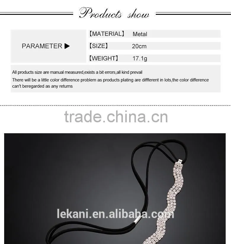 Fancy Women Crystal Wedding Korean Quality Bijoux