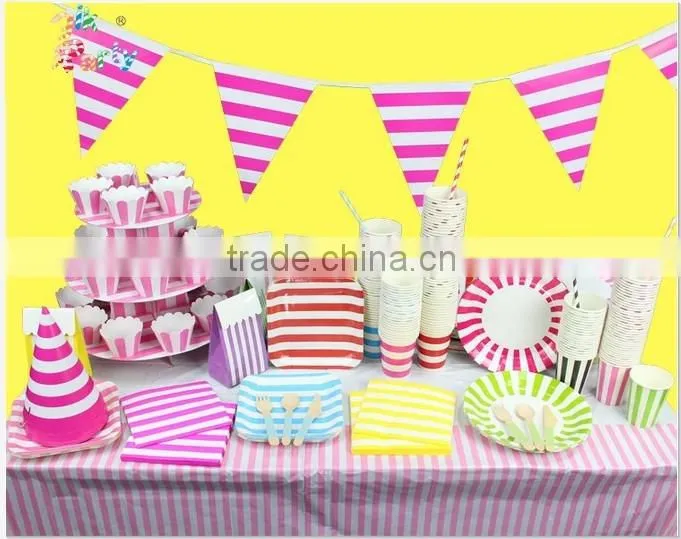 Wedding Party Decorative Flags banners Birthday Baby Shower Paper Decoration