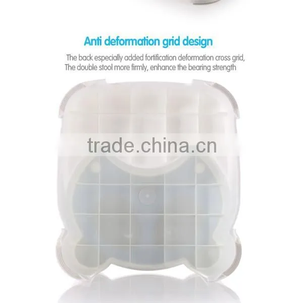 infant anti-skid toilet step stool with 2 layers
