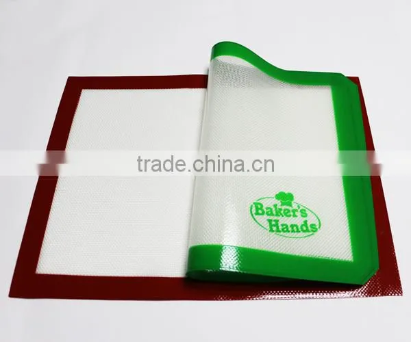 Wholesale 40x60cm food grade baking & pastry tools non-stick silicone baking mat set silicone mat
