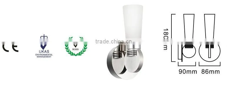 Hot selling ce & RoHs bathroom wall light with high quality