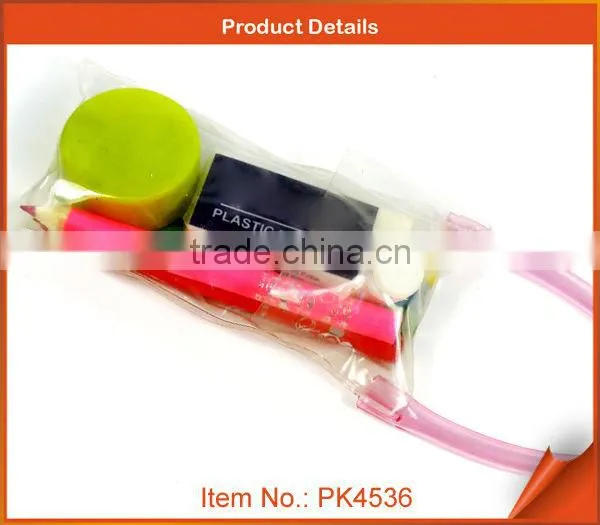 promotion Mini color pencil kit with eraser and color sharpener