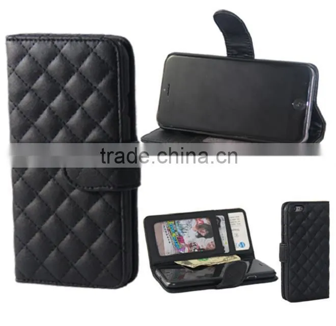 Leather smart folio case for iphone 6 Flip leather case