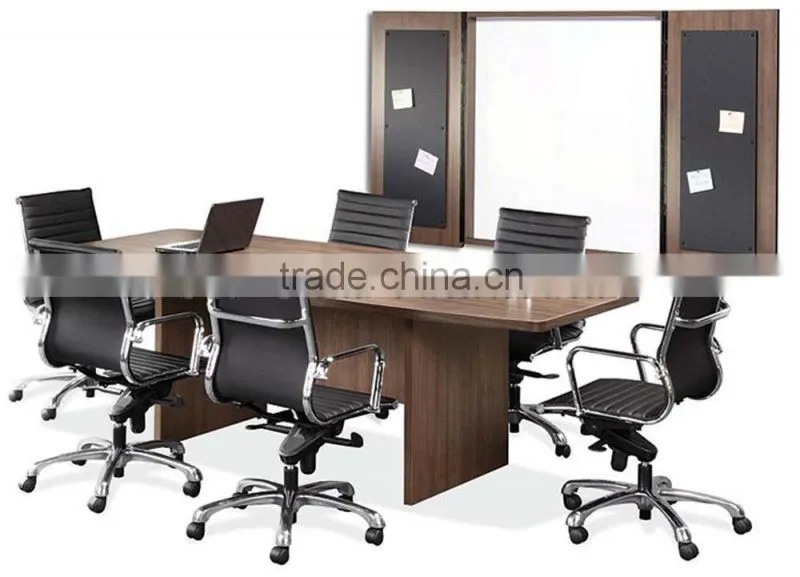 Modern wood meeting table with power socket(SZ-MT038-1)