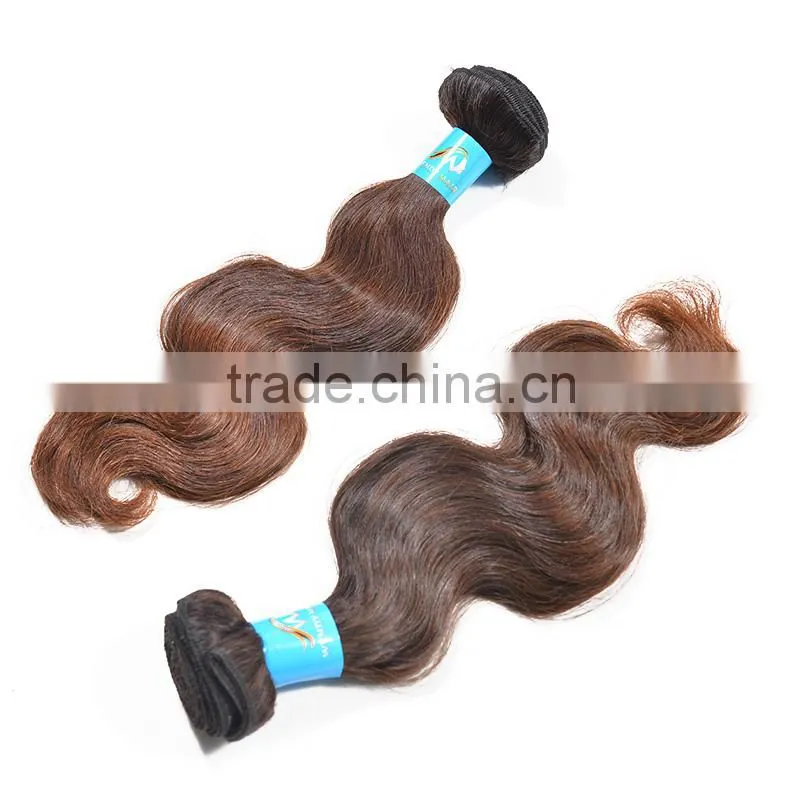 8a Brown Color 12in- 30in Indian Virgin Remy Body Wave Hair Extension