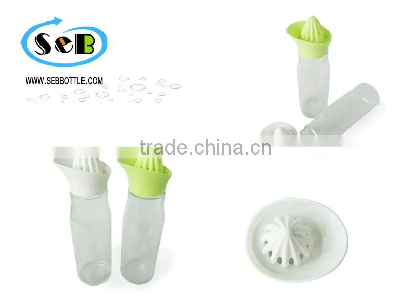 plastic citrus water bottle juicer lemon cup