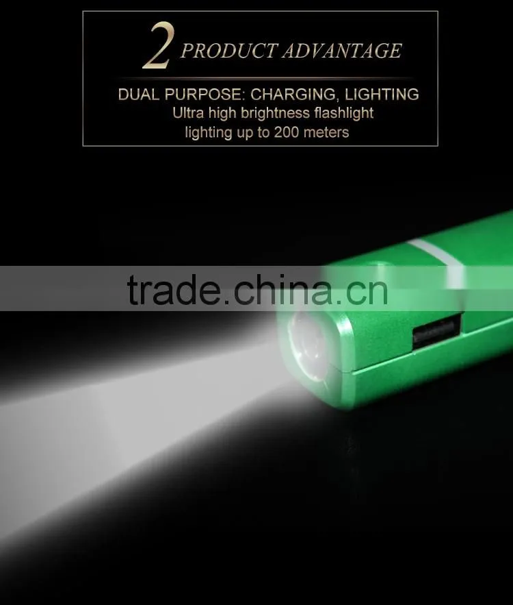 Hot Sale Factory Price Portable Corporate Gifts 2600 Portable Power Bank