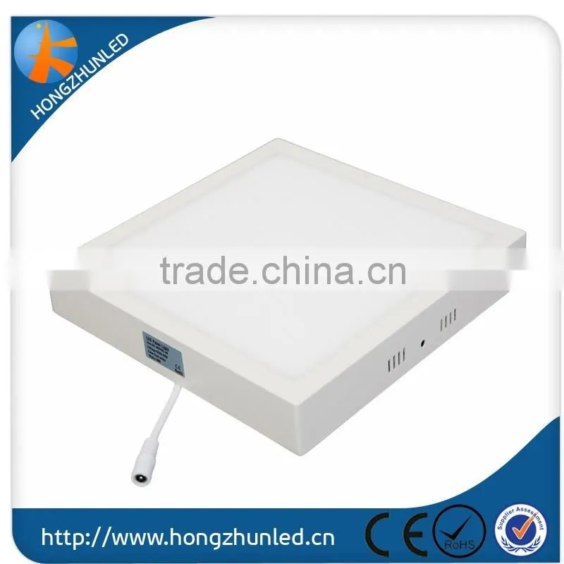 2016 smd recessed round led panel 6w 12w 18w led panel light square with warranty 2years